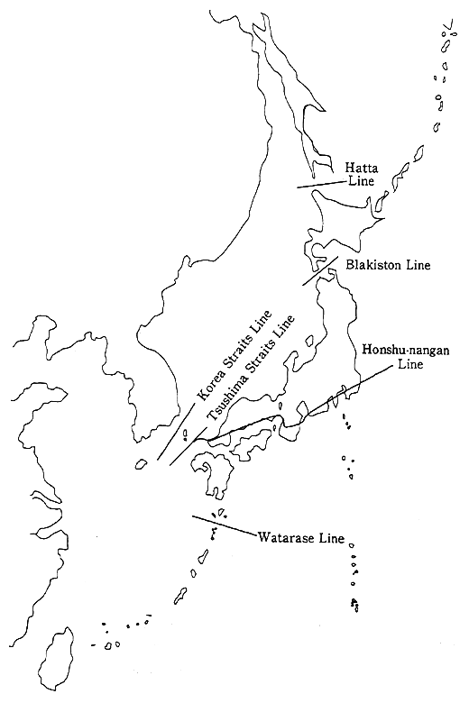 Fig. 5-5-4 Boundary Lines for Animal Distributions in Japan