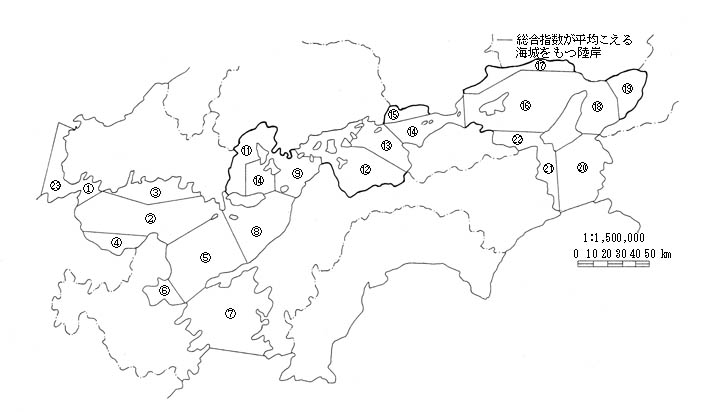 図：別図1　瀬戸内海ブロック分割図