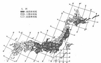 図：図　7-2　設計震度の地域区分