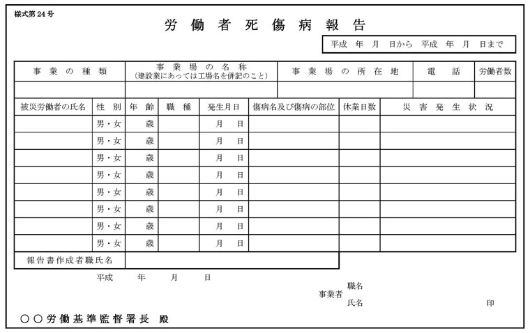 図：報告・届出の様式その３