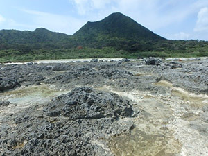 岩場