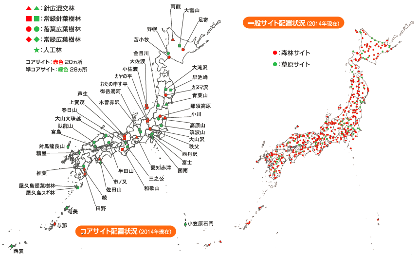 図：サイトの配置状況