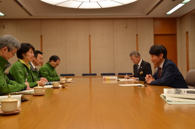 鹿児島県知事との面会