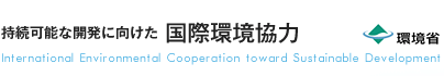 持続可能な開発に向けた国際環境協力