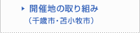 開催地の取り組み(千歳市・苫小牧市)