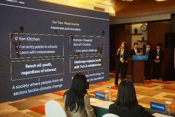 日本のユース代表による発表