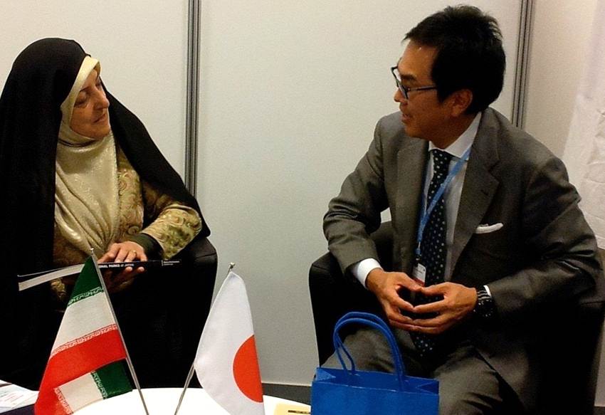 エブテカール・イラン副大統領兼環境庁長官との会談