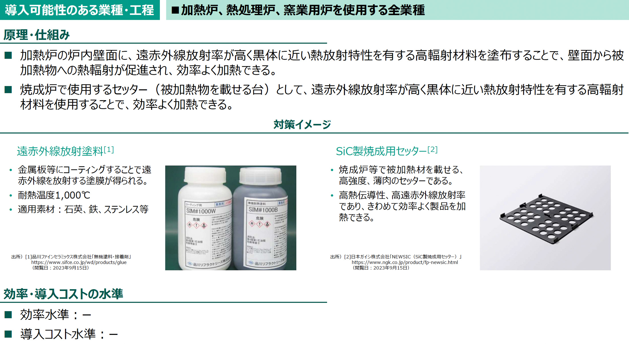 導入可能性のある業種・工程の図版
