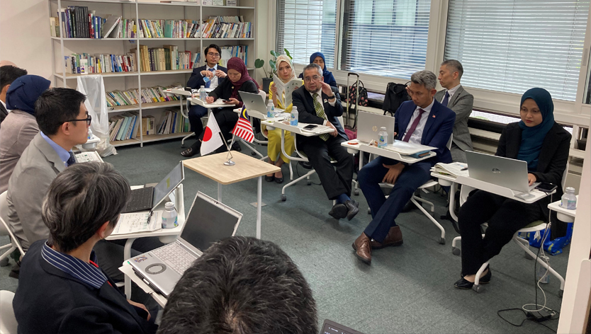 マレーシア天然資源環境サステナビリティ省(NRES)から職員が来日しました。