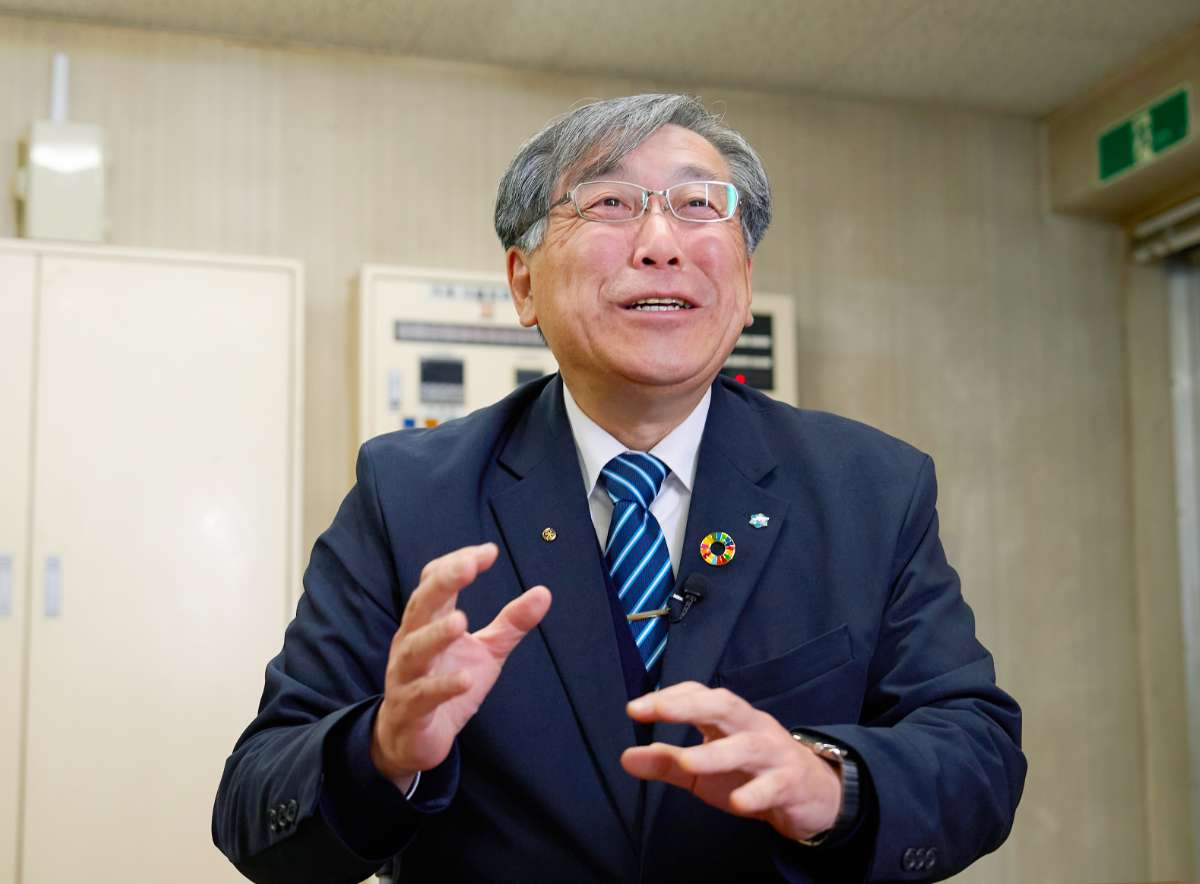 社長近影