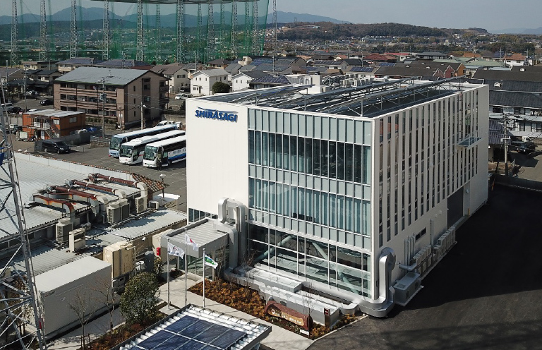 白鷺電気工業株式会社 本社ビルの外観の写真
