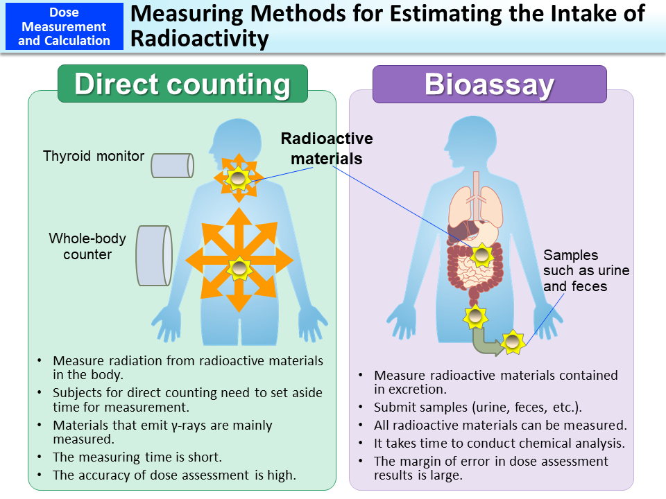 Measuring Methods for Estimating the Inteke of Radioactivity_Figure