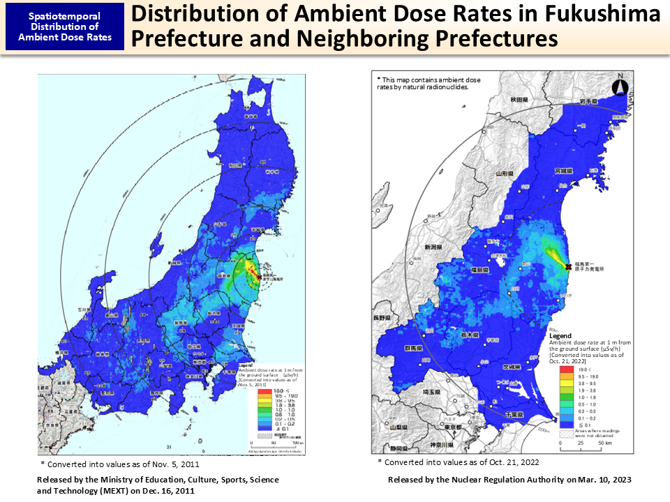 Distribution of Ambient Dose Rates in Fukushima Prefecture and Neighboring Prefectures_Figure