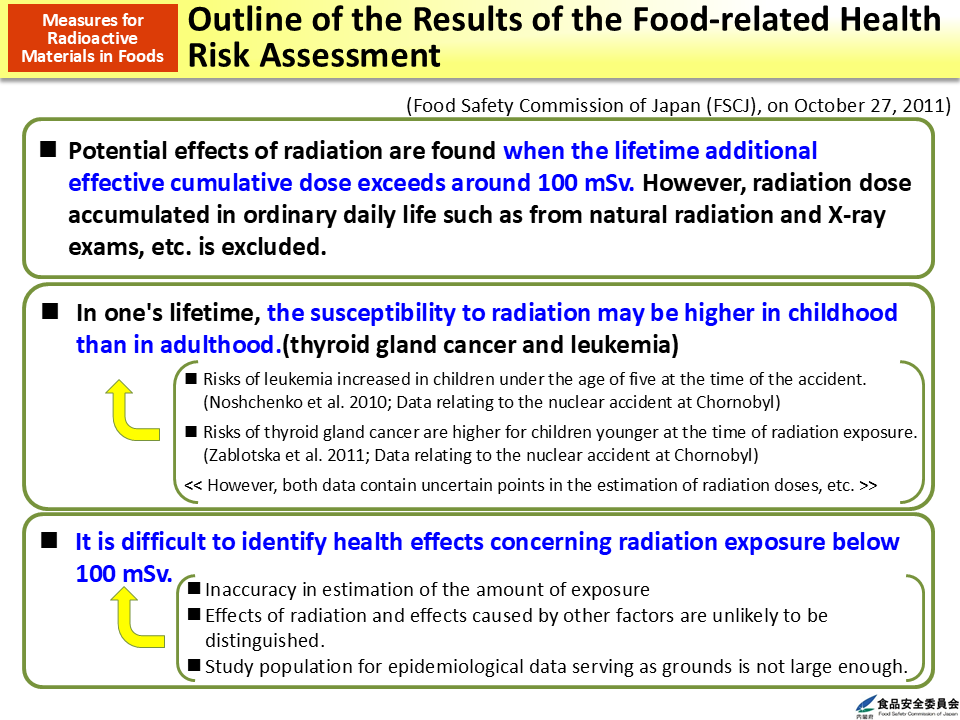 Outline of the Results of the Food-related Health Risk Assessment_Figure