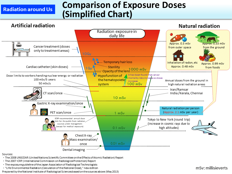 Comparison of Exposure Doses (Simplified Chart)_Figure