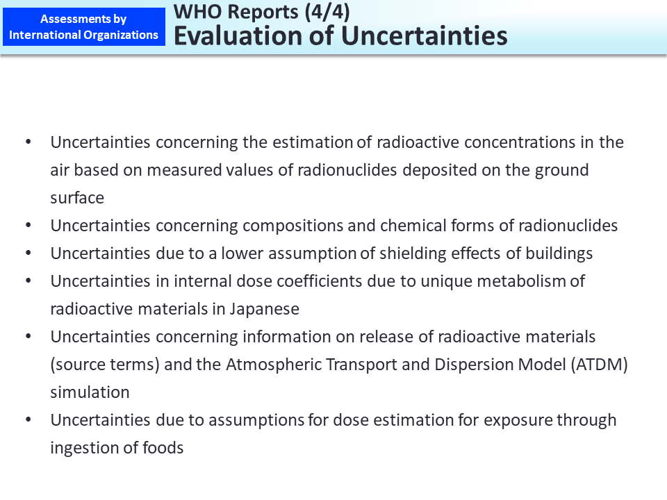 WHO Reports (4/4) Evaluation of Uncertainties_Figure