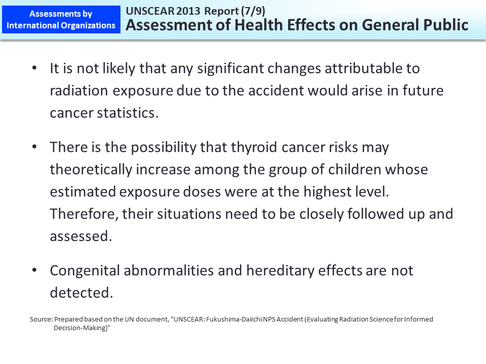 UNSCEAR 2013 Report (7/9) Assessment of Health Effects on General Public_Figure