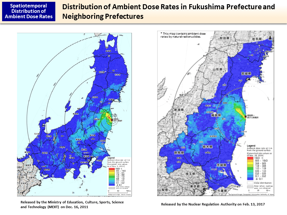 Distribution of Ambient Dose Rates in Fukushima Prefecture and Neighboring Prefectures_Figure