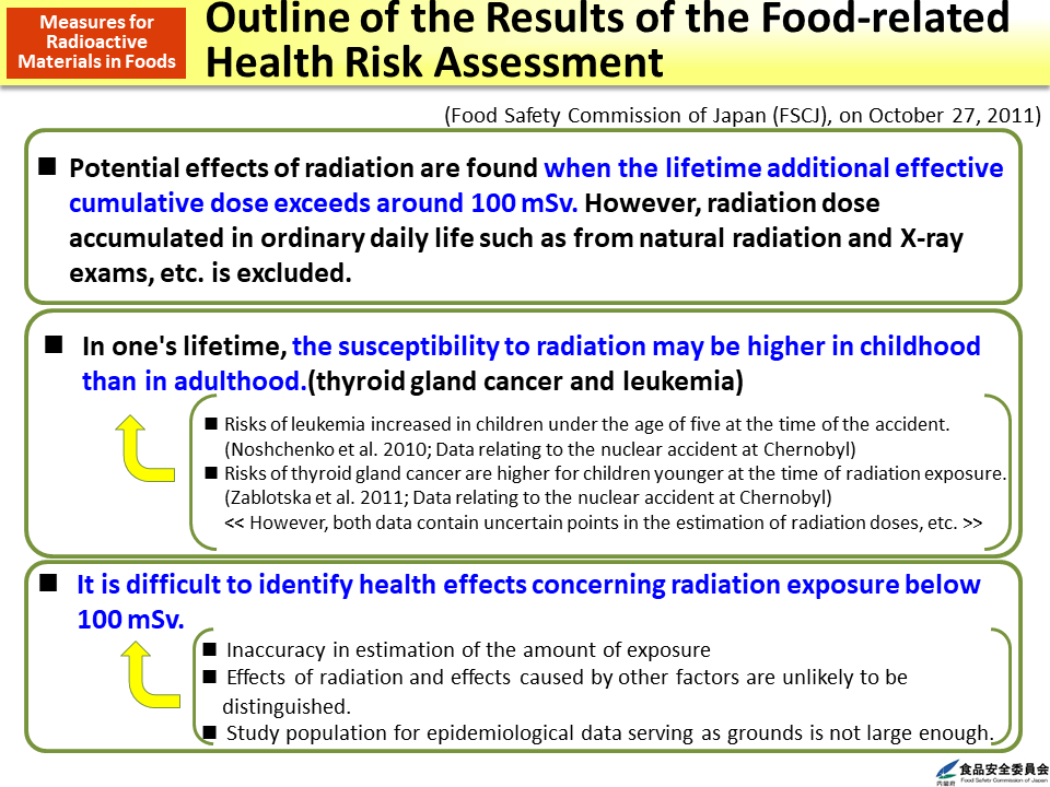 Outline of the Results of the Food-related Health Risk Assessment_Figure