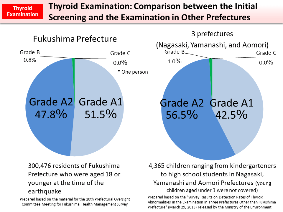 Thyroid Examination: Comparison between the Initial Screening and the Examination in Other Prefectures_Figure
