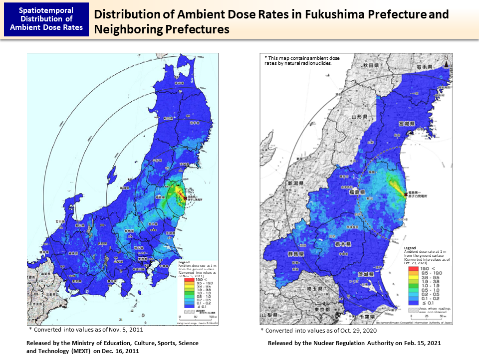 Distribution of Ambient Dose Rates in Fukushima Prefecture and Neighboring Prefectures_Figure