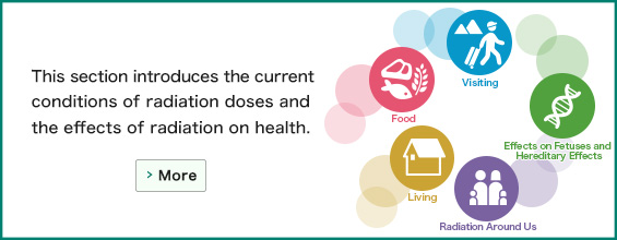 This section introduces the current conditions of radiation doses and the effects of radiation on health.