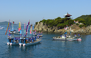 Tomonoura Taiami Sea Bream Netting Festival (Hiroshima Prefecture)