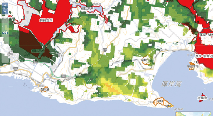 Photo: Renewable Energy Potential System (REPOS)
            Mapping data on renewable energy resource potential. The map shows regional wind conditions.