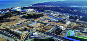 Aerial view of the Interim Storage Facility