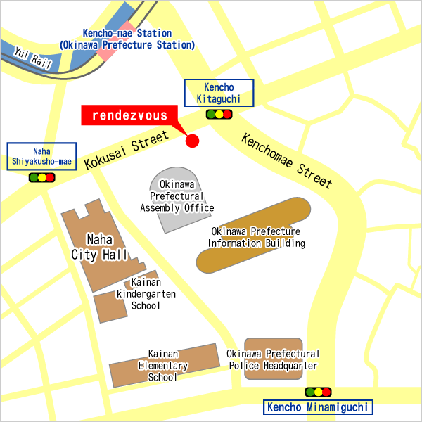 Regarding the charter bus station at the Okianawa Prefecture (front of the Prefectural Assembly～Kenmin Hiroba Mae)Map