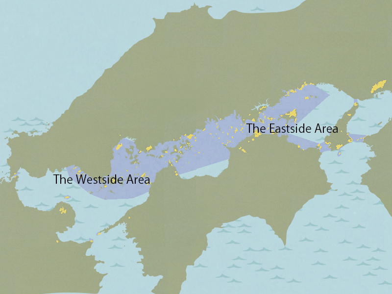 map of Setonaikai National Park