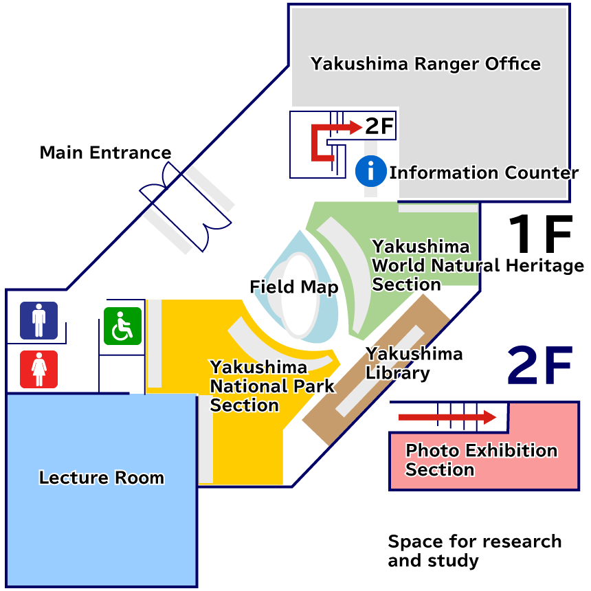 map of the center