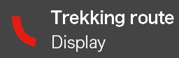 Display Trekking route