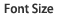 Font Size