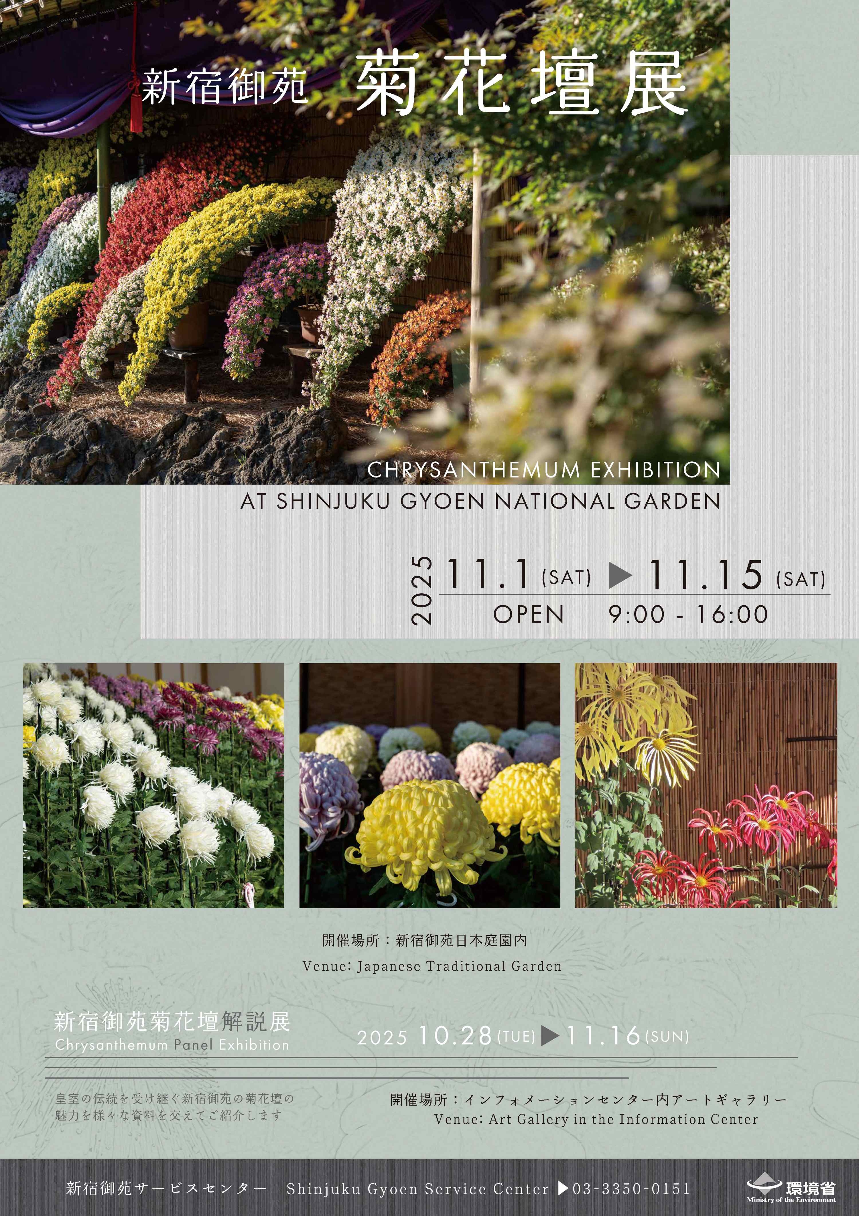 菊花壇展ポスター