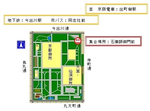 図：集合場所