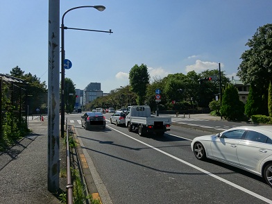 写真：千鳥ヶ淵交差点