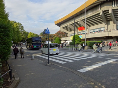 写真：日本武道館付近