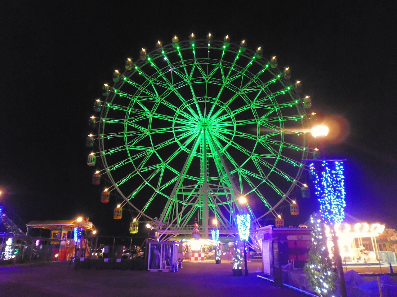 しものせき遊園地　はい！からっと横丁　大観覧車