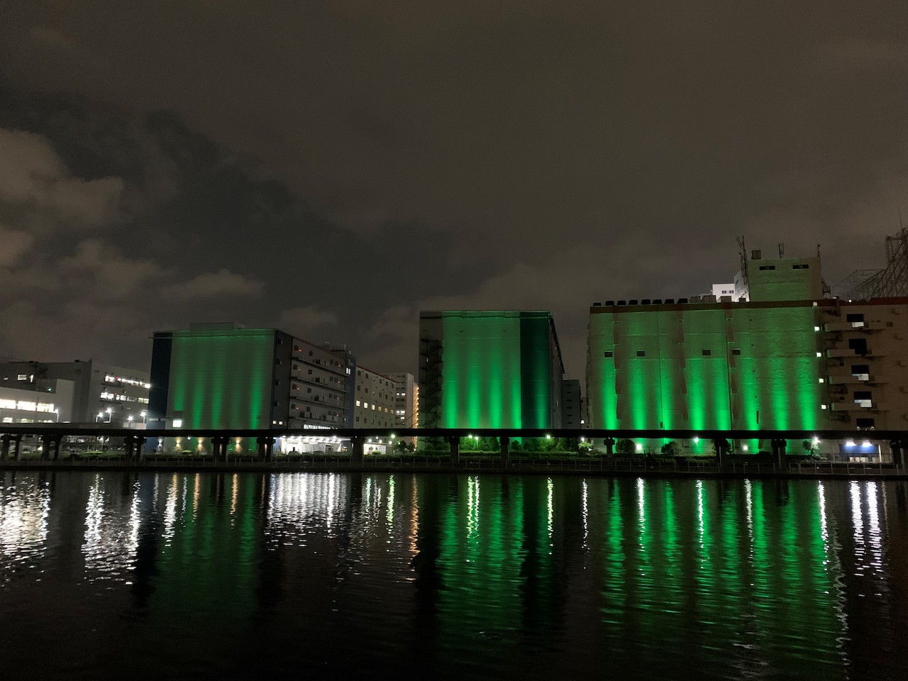 東京倉庫ライトアップ ーヒカリノソウコー