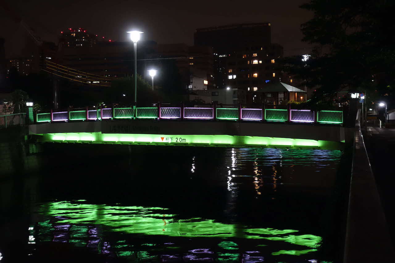 目黒川：品川橋