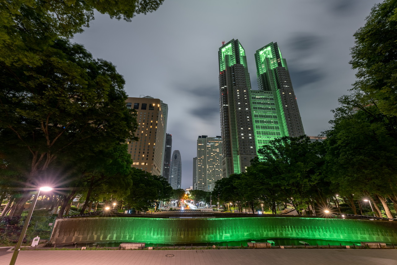 新宿中央公園「白糸の滝」