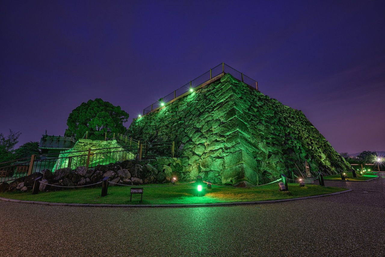 大和郡山市　郡山城天守台
