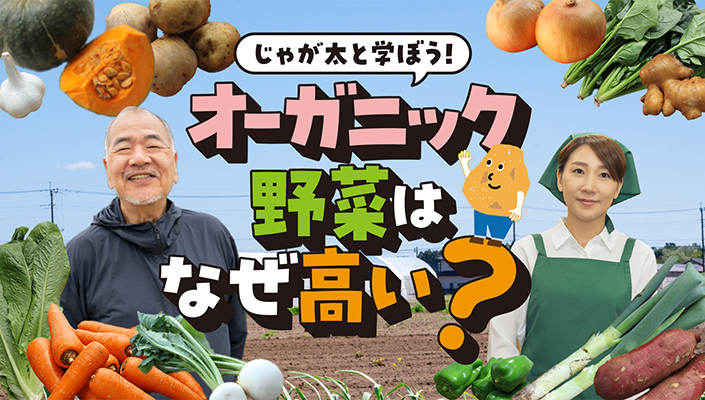 動画コンテンツ オーガニック野菜はなぜ高い？