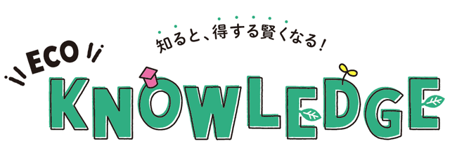 知ると、得する賢くなる! ECO KNOWLEDGE
