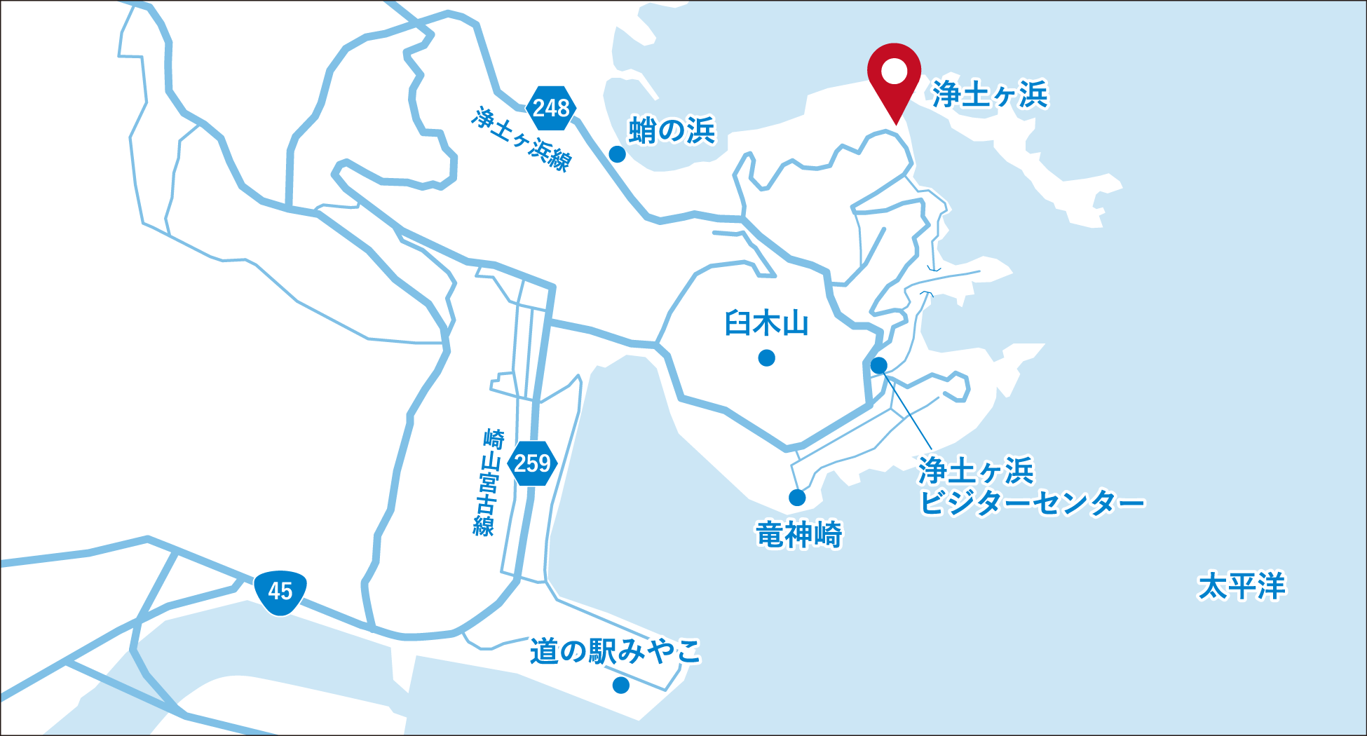 岩手県宮古市日立浜町浄土ヶ浜北側