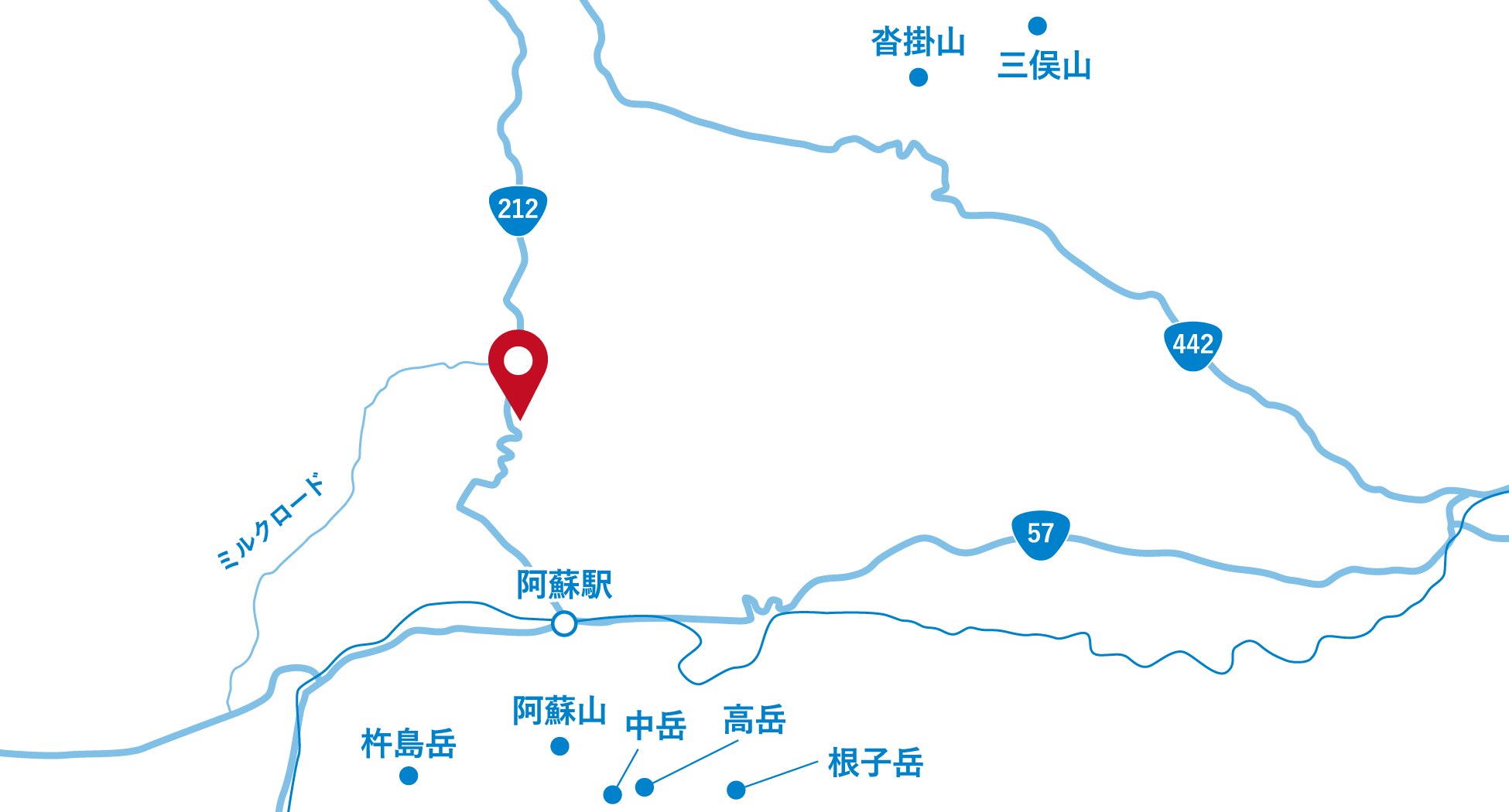 熊本県阿蘇市山田の大観峰