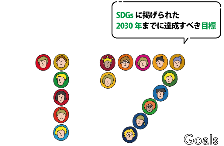 SDGsに掲げられた2030年までに達成すべき目標は17