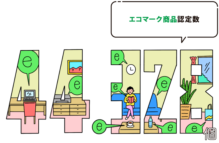 エコマーク商品認定数は44,328個