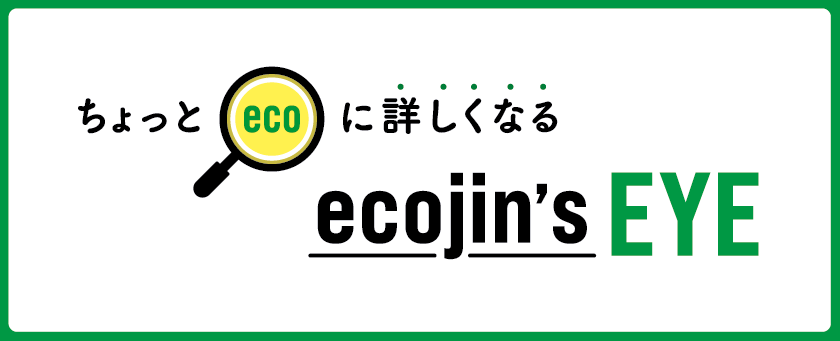 ちょっとecoに詳しくなる　ecojin's EYE
